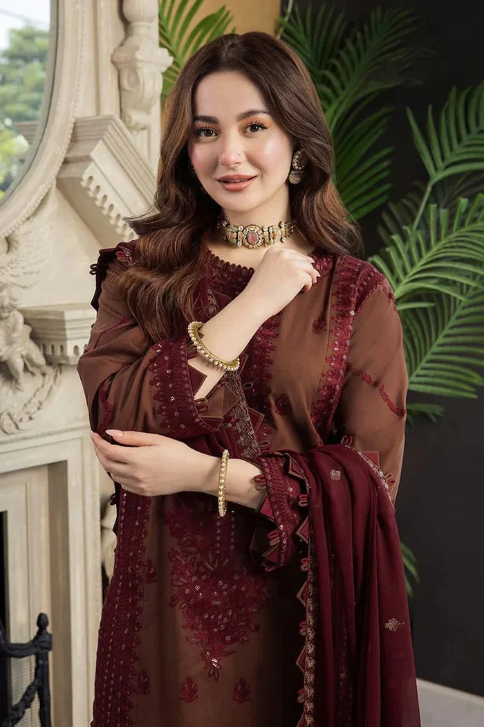 Asim Jofa Summer 3 Piece Lawn Embroidered Dress WC976 - Image 3