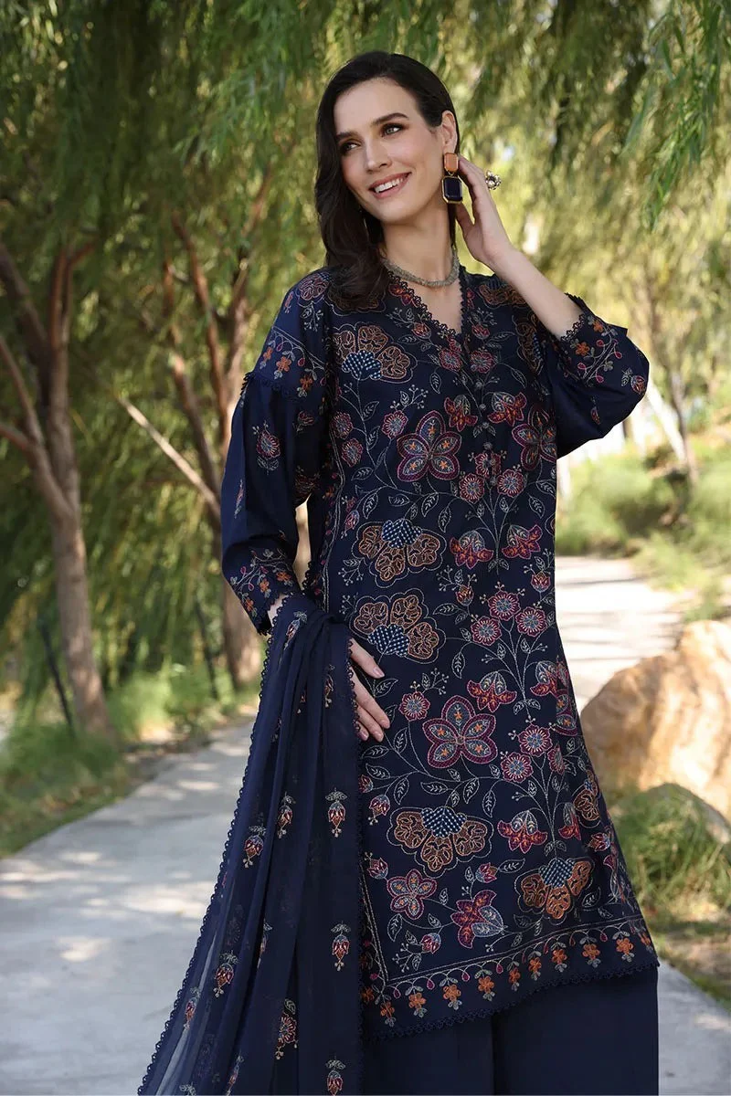 Bareeze Embroidered 3 Piece lawn dress with embroidered chiffon dupatta WC843 - Image 2