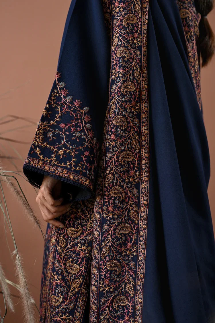Batik 3 Piece Lawn Embroidered Dress With Lawn Embroidered Shawll and Trouser WC1261 - Image 4