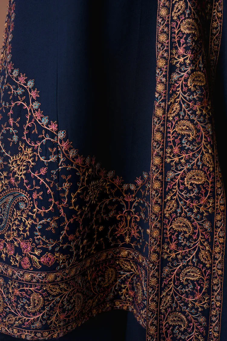 Batik 3 Piece Lawn Embroidered Dress With Lawn Embroidered Shawll and Trouser WC1261 - Image 5