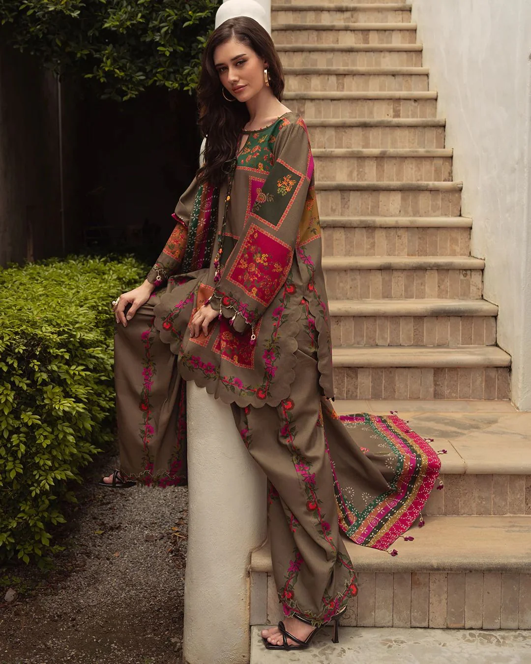 Charizma 3 Piece Karandi Digital Printed Dress WC1223 - Image 5
