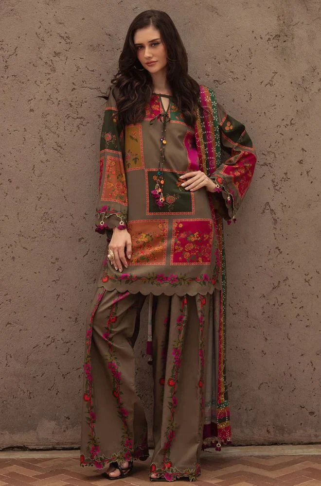Charizma 3 Piece Karandi Digital Printed Dress WC1223 - Image 2