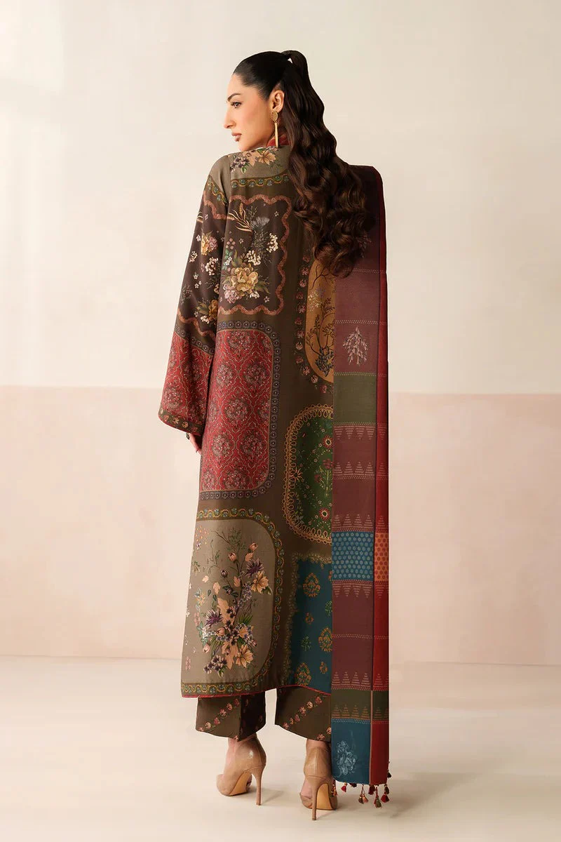 Charizma Winter 3 Piece Karandi Digital Print Dress and Karandi Dupata WC1225 - Image 3