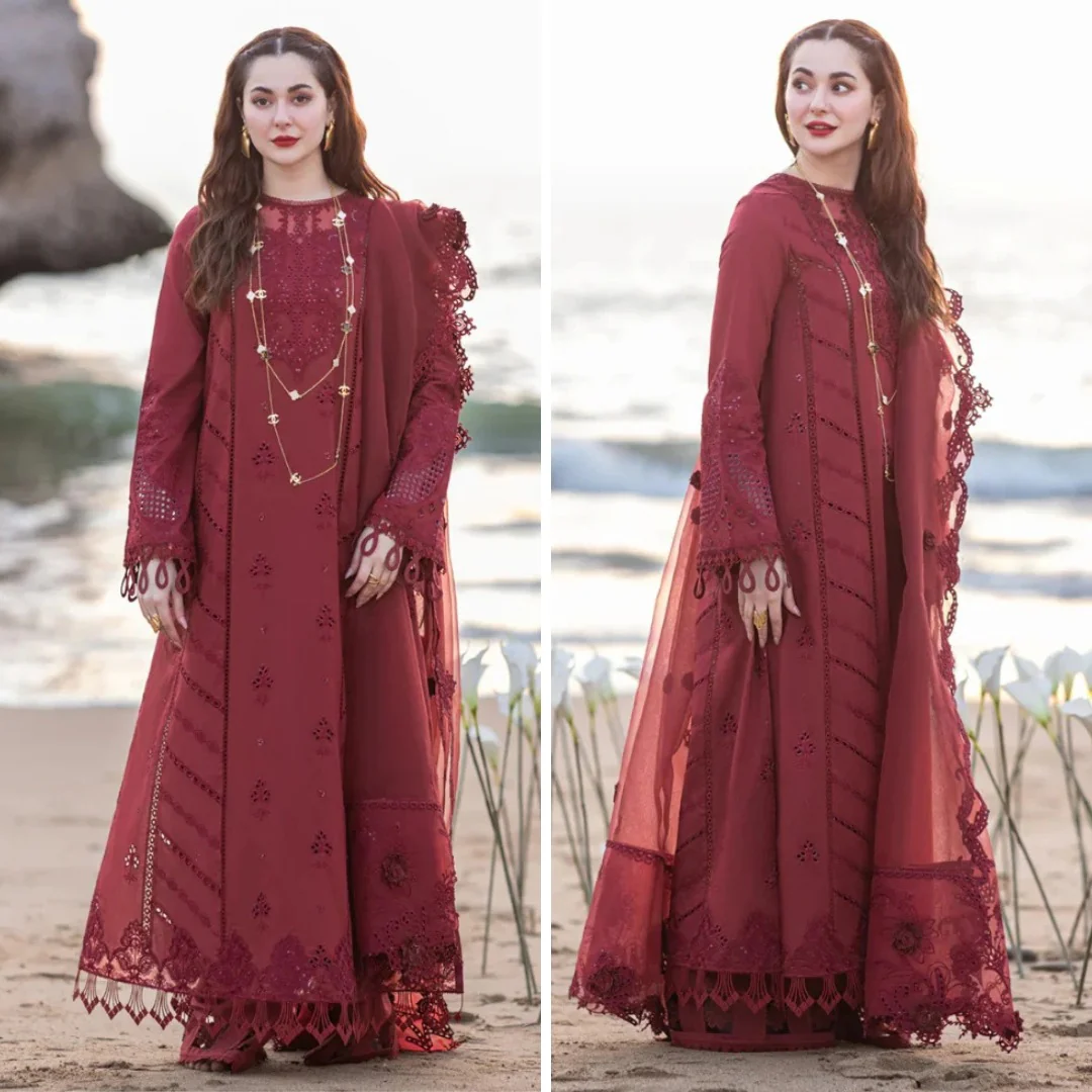 Qalamkaar 3 Piece Unstitched Lawn Embroidered Chicken Kari WC1049