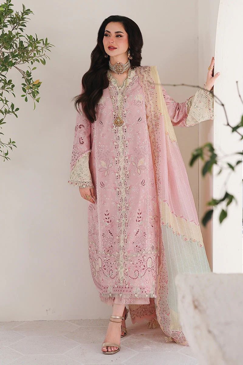 Qalamkar Luxury Lawn Embroidered 3 Piece Haniya dress WC1245 - Image 2