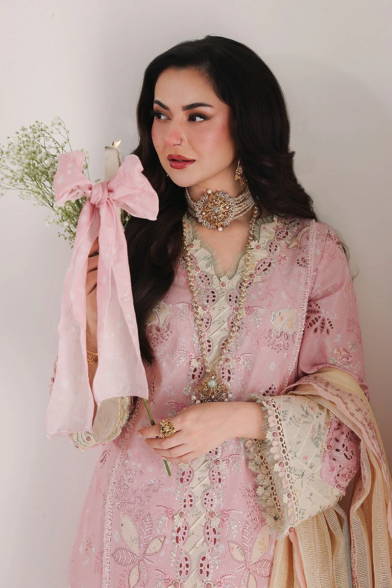 Qalamkar Luxury Lawn Embroidered 3 Piece Haniya dress WC1245 - Image 6