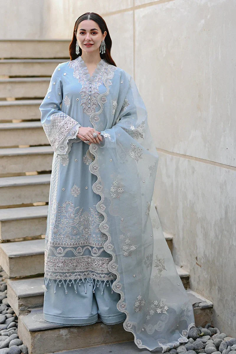 Qalamkar Unstitched 3 Piece Lawn Embroidered dress WC1037 - Image 2