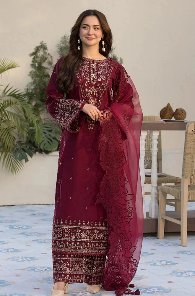 Sapphire 3 Piece Lawn Embroidered Suit WC1050 - Image 3