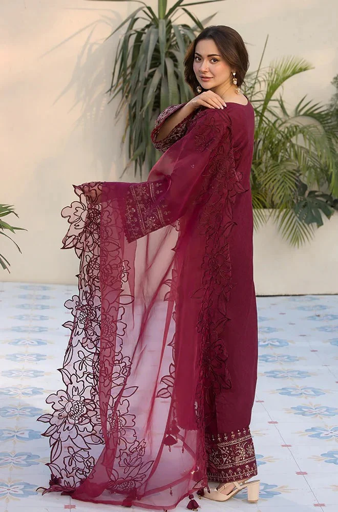 Sapphire 3 Piece Lawn Embroidered Suit WC1050 - Image 4