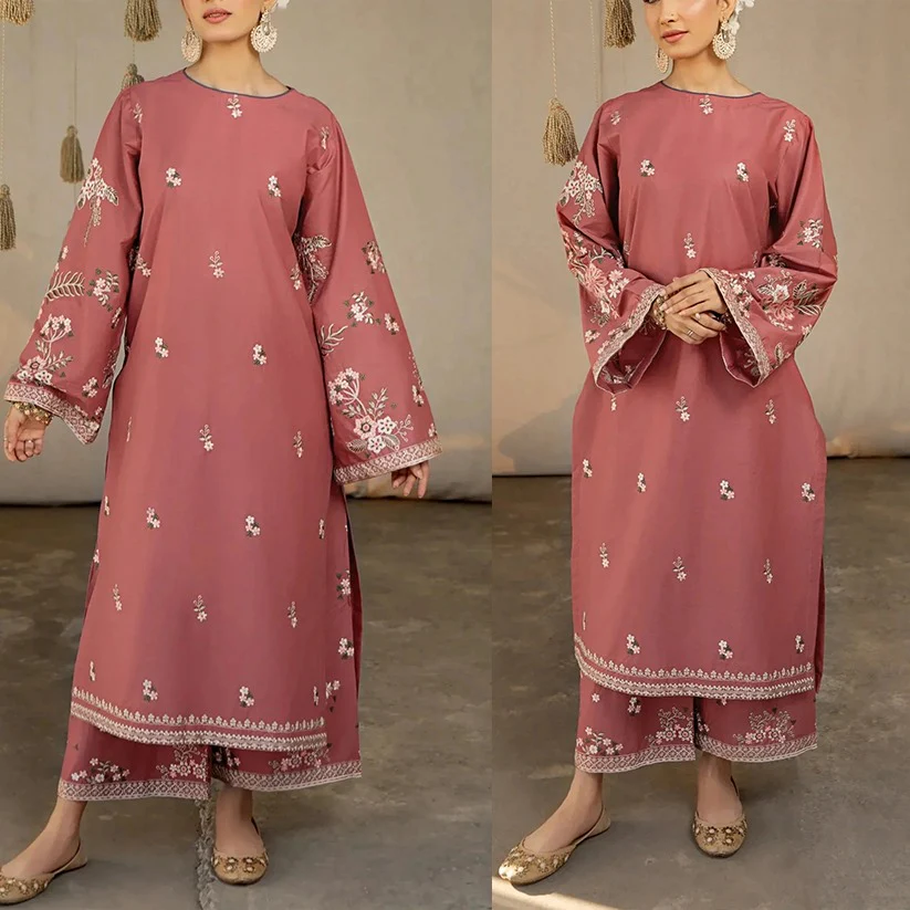 Sapphire Embroidered lawn dress 2 Piece WC1065