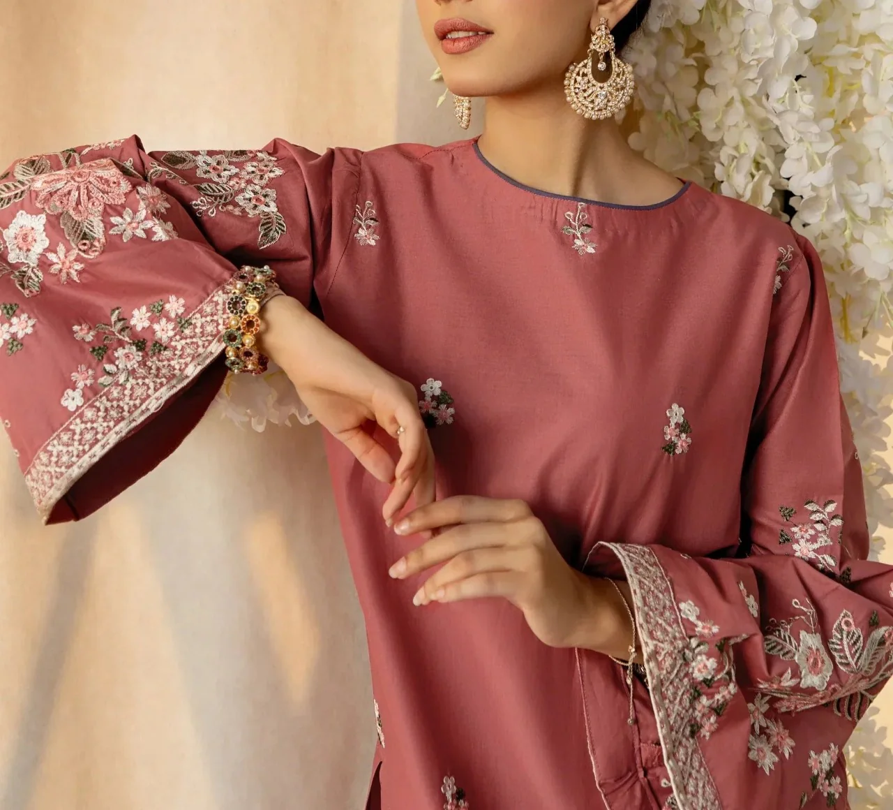 Sapphire Embroidered lawn dress 2 Piece WC1065 - Image 2