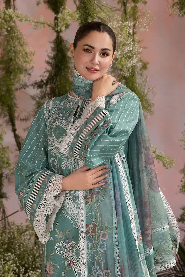 Sobia Nazir 3 Piece Lawn ChickenKari Embroidered dress Printed Chiffon Dupata WC1275 - Image 3