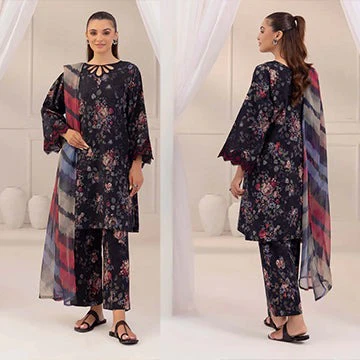 Unstitched Winter Karndi Printed Dress 3 Piece WC832