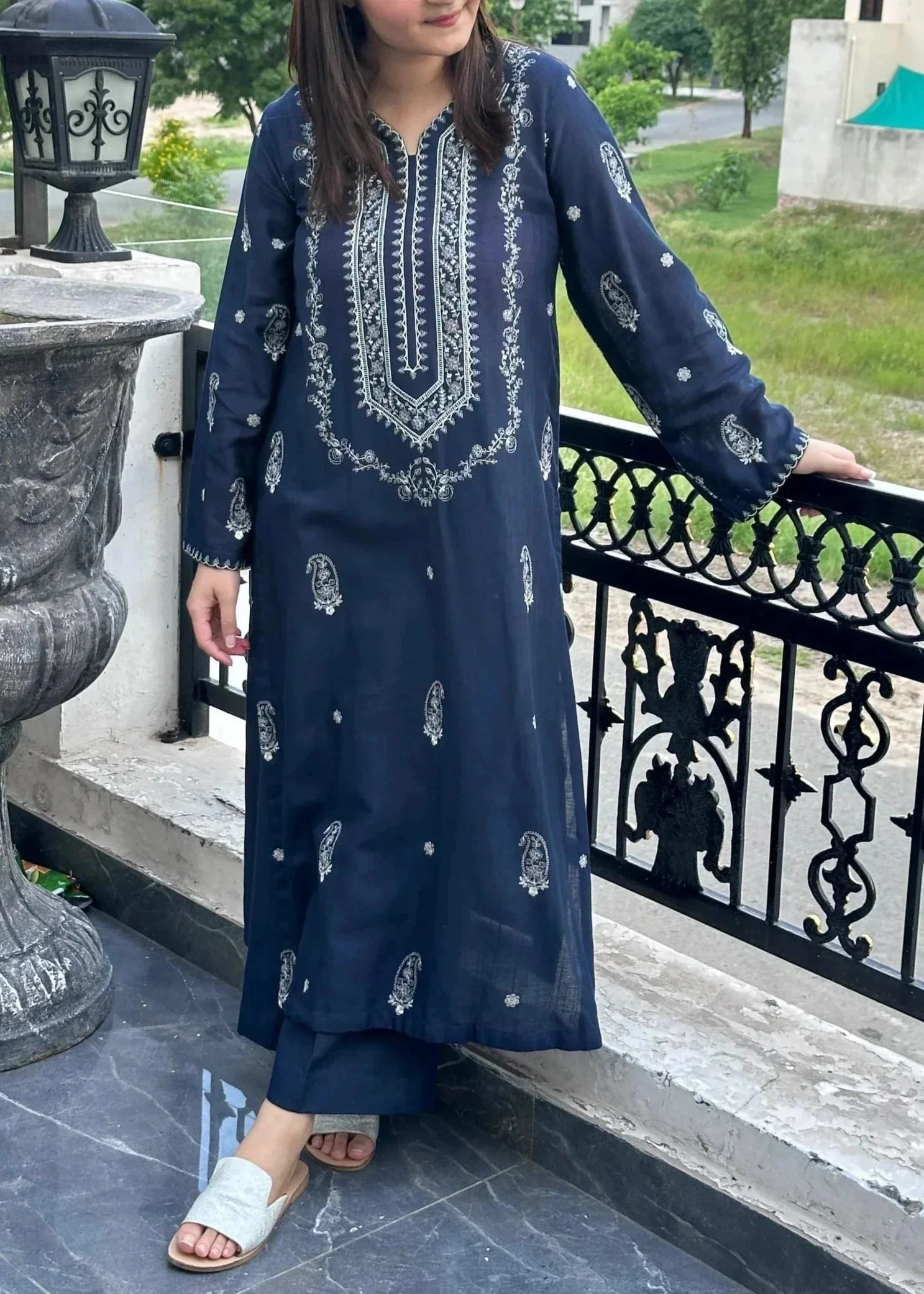 Urge 2 Piece Lawn Embroidered Dress WC1066 - Image 3